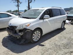 Salvage cars for sale at San Martin, CA auction: 2011 Toyota Sienna XLE