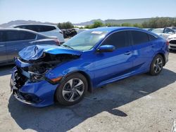 Salvage cars for sale at Las Vegas, NV auction: 2020 Honda Civic LX