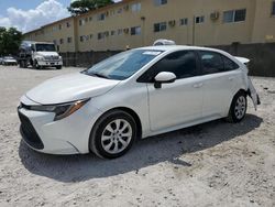 Salvage cars for sale at Opa Locka, FL auction: 2021 Toyota Corolla LE