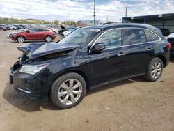 Salvage cars for sale at Colorado Springs, CO auction: 2016 Acura MDX Advance