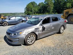 Salvage cars for sale at Concord, NC auction: 2018 KIA Optima LX