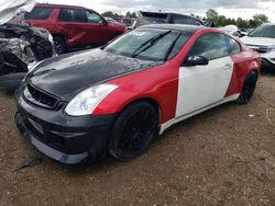 Salvage cars for sale at Elgin, IL auction: 2007 Infiniti G35
