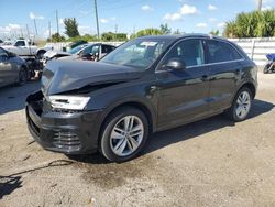 Salvage cars for sale at Miami, FL auction: 2018 Audi Q3 Premium Plus