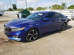 Honda salvage cars for sale: 2018 Honda Accord Sport