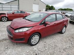 Salvage cars for sale from Copart Lawrenceburg, KY: 2016 Ford Fiesta SE