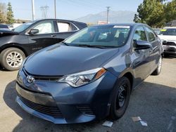 Salvage cars for sale from Copart Rancho Cucamonga, CA: 2016 Toyota Corolla L