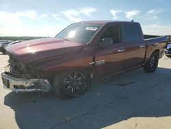 Salvage cars for sale at Grand Prairie, TX auction: 2017 Dodge RAM 1500 SLT