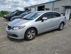 Salvage cars for sale from Copart Chambersburg, PA: 2014 Honda Civic LX