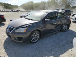 Salvage cars for sale at North Billerica, MA auction: 2014 Nissan Sentra S