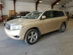 Salvage cars for sale at Center Rutland, VT auction: 2009 Toyota Highlander Sport