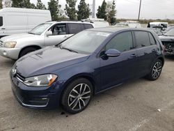 Vehiculos salvage en venta de Copart Rancho Cucamonga, CA: 2015 Volkswagen Golf