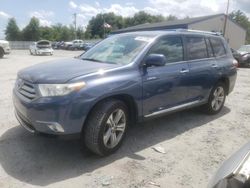 Toyota Highlander salvage cars for sale: 2011 Toyota Highlander Limited