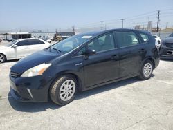 Salvage cars for sale at Sun Valley, CA auction: 2012 Toyota Prius V