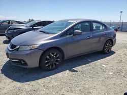 Salvage cars for sale at Antelope, CA auction: 2015 Honda Civic EXL