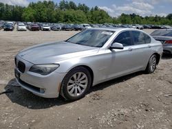 Salvage cars for sale at Mendon, MA auction: 2009 BMW 750 I