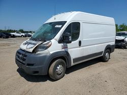 Salvage cars for sale at Elgin, IL auction: 2018 Dodge RAM Promaster 1500 1500 High