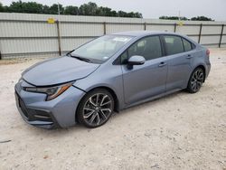 Salvage cars for sale at New Braunfels, TX auction: 2021 Toyota Corolla SE