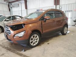 Salvage cars for sale from Copart Franklin, WI: 2020 Ford Ecosport SE