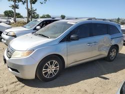 Salvage cars for sale from Copart San Martin, CA: 2011 Honda Odyssey EXL