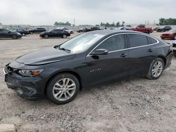 Salvage cars for sale at Houston, TX auction: 2016 Chevrolet Malibu LT