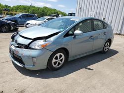 Salvage cars for sale at Windsor, NJ auction: 2014 Toyota Prius