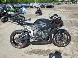 Salvage motorcycles for sale at West Mifflin, PA auction: 2007 Honda CBR600 RR