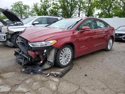 Salvage cars for sale at Cahokia Heights, IL auction: 2015 Ford Fusion SE Hybrid