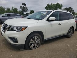 Salvage cars for sale from Copart Hampton, VA: 2017 Nissan Pathfinder S