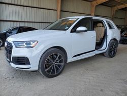 Salvage cars for sale at Houston, TX auction: 2021 Audi Q7 Premium Plus