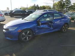 Salvage cars for sale at Denver, CO auction: 2016 Honda Civic Touring