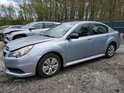 Salvage cars for sale at Candia, NH auction: 2013 Subaru Legacy 2.5I