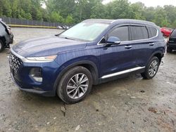 Hyundai Santa fe Limited salvage cars for sale: 2019 Hyundai Santa FE Limited