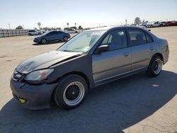 Salvage cars for sale at Fresno, CA auction: 2004 Honda Civic LX