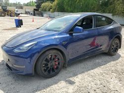 Salvage cars for sale from Copart Knightdale, NC: 2021 Tesla Model Y