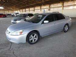 Salvage cars for sale from Copart Phoenix, AZ: 2005 Honda Accord EX