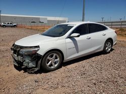 Chevrolet salvage cars for sale: 2016 Chevrolet Malibu LT