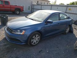 Salvage cars for sale at York Haven, PA auction: 2017 Volkswagen Jetta S