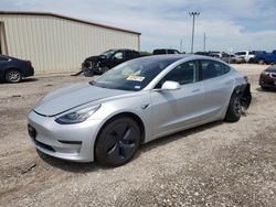 Salvage cars for sale from Copart Temple, TX: 2018 Tesla Model 3