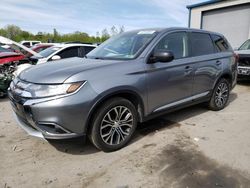 Salvage cars for sale at Duryea, PA auction: 2017 Mitsubishi Outlander ES