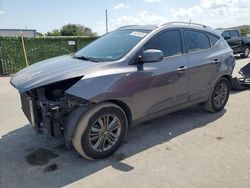 Salvage cars for sale from Copart Orlando, FL: 2015 Hyundai Tucson Limited