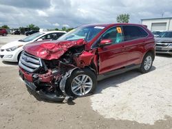 Salvage cars for sale at Kansas City, KS auction: 2018 Ford Edge SEL