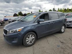 KIA Vehiculos salvage en venta: 2016 KIA Sedona LX