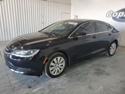 Salvage cars for sale from Copart Tulsa, OK: 2016 Chrysler 200 LX