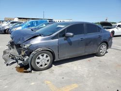 2015 Honda Civic LX en venta en Grand Prairie, TX