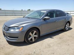 Salvage cars for sale at Bakersfield, CA auction: 2012 Volkswagen Passat SE