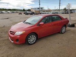 Salvage cars for sale from Copart Colorado Springs, CO: 2012 Toyota Corolla Base