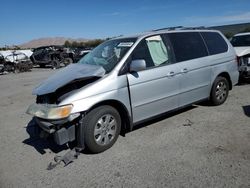 Salvage cars for sale at Las Vegas, NV auction: 2002 Honda Odyssey EX