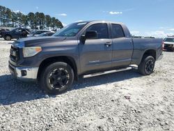 Salvage cars for sale at Loganville, GA auction: 2015 Toyota Tundra Double Cab SR/SR5