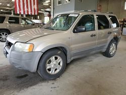 Salvage cars for sale from Copart Blaine, MN: 2001 Ford Escape XLT