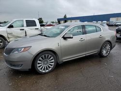 Salvage cars for sale at Woodhaven, MI auction: 2015 Lincoln MKS